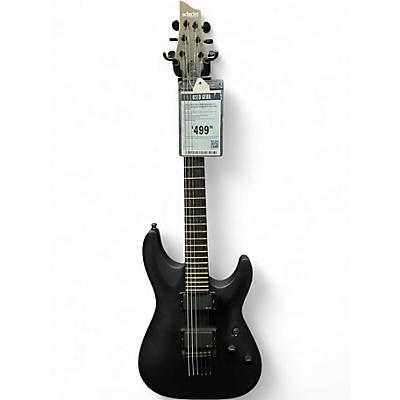 Used Schecter Guitar Research C1 Platinum Black Solid Body Electric Guitar