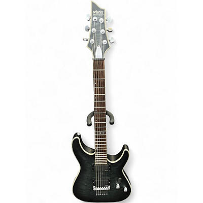 Used Schecter Guitar Research C1 Platinum Black Solid Body Electric Guitar