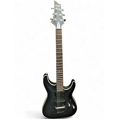 Used Schecter Guitar Research C1 Platinum Black Solid Body Electric Guitar