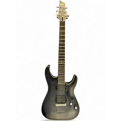 Used Schecter Guitar Research C1 Platinum Black Solid Body Electric Guitar