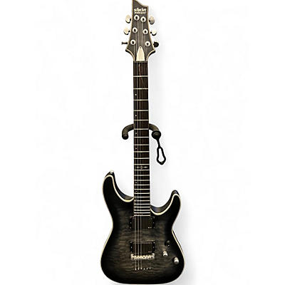Used Schecter Guitar Research C1 Platinum Black Solid Body Electric Guitar