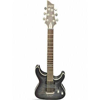 Used Schecter Guitar Research C1 Platinum Black Solid Body Electric Guitar