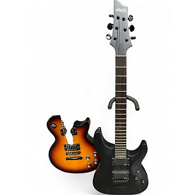 Used Schecter Guitar Research C1 Platinum Black Solid Body Electric Guitar