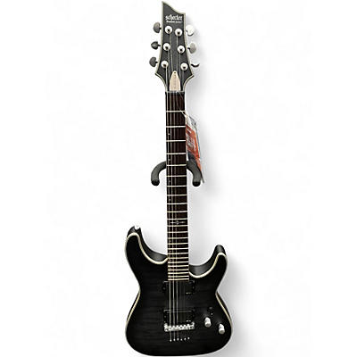 Used Schecter Guitar Research C1 Platinum Black Solid Body Electric Guitar