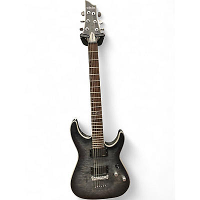 Used Schecter Guitar Research C1 Platinum Black Solid Body Electric Guitar