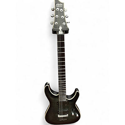 Used Schecter Guitar Research C1 Platinum Black Solid Body Electric Guitar