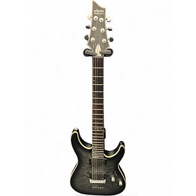 Used Schecter Guitar Research C1 Platinum Black Solid Body Electric Guitar