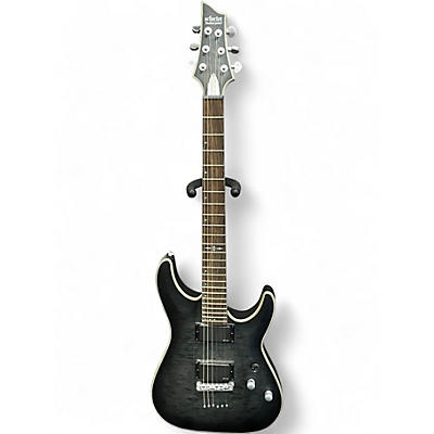 Used Schecter Guitar Research C1 Platinum Black Solid Body Electric Guitar
