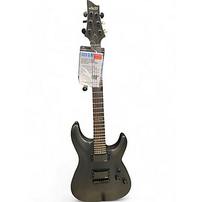 Schecter Guitar Research Used Schecter Guitar Research C1 Platinum Blackout Satin Black Solid Body Electric Guitar