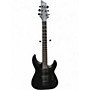 Used Schecter Guitar Research C1 Platinum Blackout Satin Black Solid Body Electric Guitar Satin Black