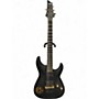 Used Schecter Guitar Research C1 Platinum Blackout Solid Body Electric Guitar Blackout