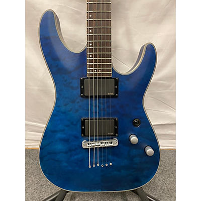 Schecter Guitar Research Used Schecter Guitar Research C1 Platinum Blue Solid Body Electric Guitar