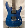 Used Schecter Guitar Research Used Schecter Guitar Research C1 Platinum Blue Solid Body Electric Guitar Blue