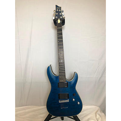 Schecter Guitar Research Used Schecter Guitar Research C1 Platinum Blue Solid Body Electric Guitar