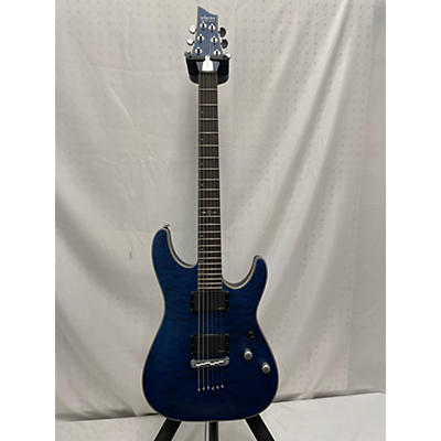 Schecter Guitar Research Used Schecter Guitar Research C1 Platinum Blue Solid Body Electric Guitar