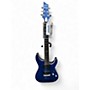 Used Schecter Guitar Research C1 Platinum Blue Solid Body Electric Guitar Blue