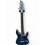 Used Schecter Guitar Research C1 Platinum Blue Solid Body Electric Guitar Blue