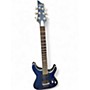 Used Schecter Guitar Research C1 Platinum Blue Solid Body Electric Guitar Blue