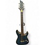 Used Schecter Guitar Research C1 Platinum Blue Solid Body Electric Guitar Blue
