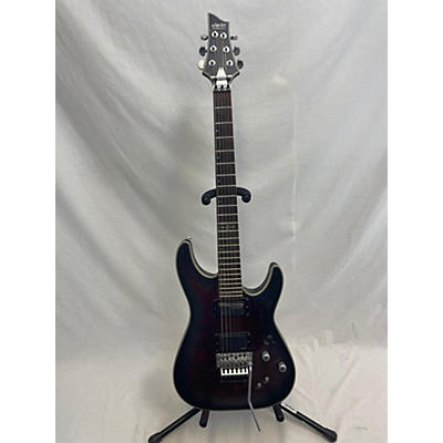 Schecter Guitar Research Used Schecter Guitar Research C1 Platinum Crimson Red Burst Solid Body Electric Guitar