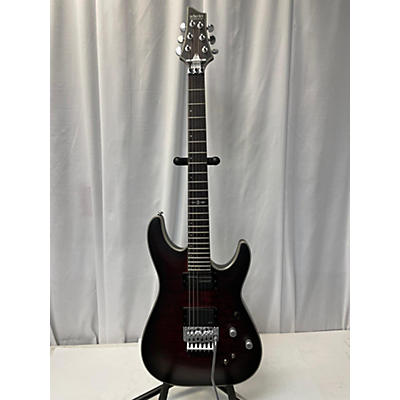 Schecter Guitar Research Used Schecter Guitar Research C1 Platinum Crimson Red Burst Solid Body Electric Guitar