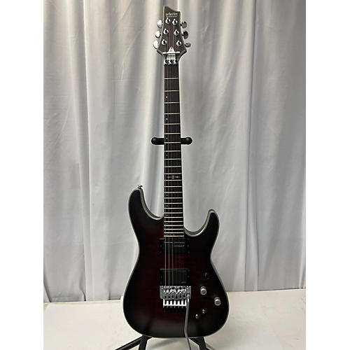 Schecter Guitar Research Used Schecter Guitar Research C1 Platinum Crimson Red Burst Solid Body Electric Guitar Crimson Red Burst