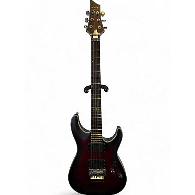 Schecter Guitar Research Used Schecter Guitar Research C1 Platinum Crimson Red Trans Solid Body Electric Guitar