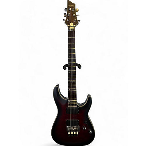 Schecter Guitar Research Used Schecter Guitar Research C1 Platinum Crimson Red Trans Solid Body Electric Guitar Crimson Red Trans