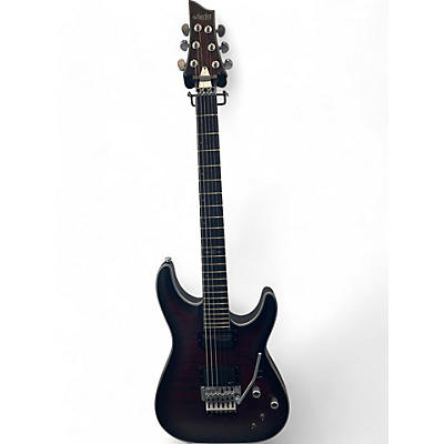 Schecter Guitar Research Used Schecter Guitar Research C1 Platinum Crimson Red Trans Solid Body Electric Guitar