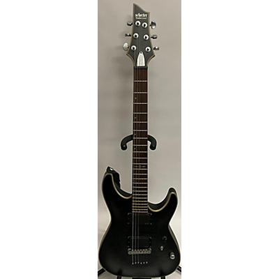 Schecter Guitar Research Used Schecter Guitar Research C1 Platinum Dark Green Burst Solid Body Electric Guitar