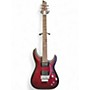Used Schecter Guitar Research C1 Platinum FR Crimson Burst Solid Body Electric Guitar Crimson Burst