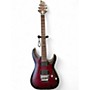 Used Schecter Guitar Research C1 Platinum FR Crimson Red Burst Solid Body Electric Guitar Crimson Red Burst