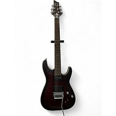 Used Schecter Guitar Research C1 Platinum FR RED Solid Body Electric Guitar