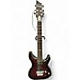 Used Schecter Guitar Research C1 Platinum FR S Crimson Red Burst Solid Body Electric Guitar Crimson Red Burst