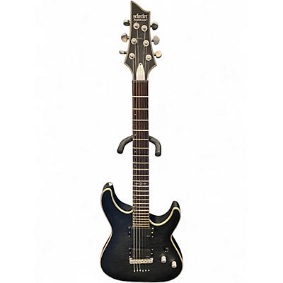 Used Schecter Guitar Research C1 Platinum Flat Black Solid Body Electric Guitar