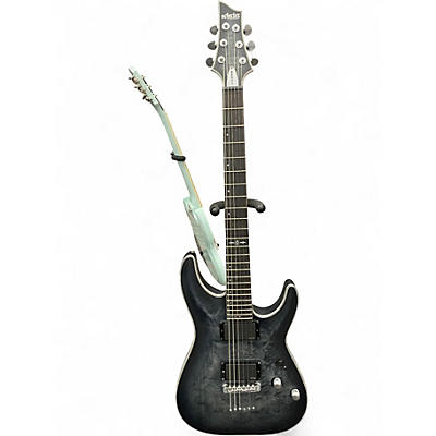 Used Schecter Guitar Research C1 Platinum Graphite Pearl Solid Body Electric Guitar