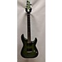 Used Schecter Guitar Research Used Schecter Guitar Research C1 Platinum Green Burst Solid Body Electric Guitar Green burst