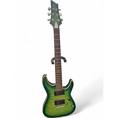 Schecter Guitar Research Used Schecter Guitar Research C1 Platinum Green Solid Body Electric Guitar