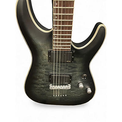 Used Schecter Guitar Research C1 Platinum Grey Solid Body Electric Guitar