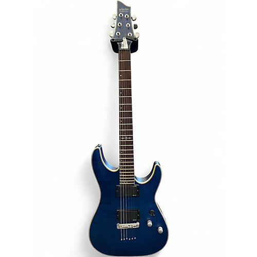 Used Schecter Guitar Research C1 Platinum MIDNIGHT BLUE Solid Body Electric Guitar MIDNIGHT BLUE