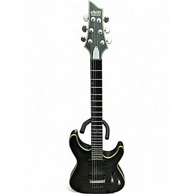 Used Schecter Guitar Research C1 Platinum Metallic Green Solid Body Electric Guitar