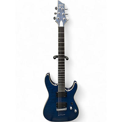 Used Schecter Guitar Research C1 Platinum Midnight Blue Solid Body Electric Guitar