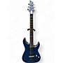 Used Schecter Guitar Research C1 Platinum Midnight Blue Solid Body Electric Guitar Midnight Blue
