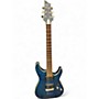 Used Schecter Guitar Research C1 Platinum Midnight Blue Solid Body Electric Guitar Midnight Blue