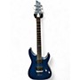 Used Schecter Guitar Research C1 Platinum Midnight Blue Solid Body Electric Guitar Midnight Blue