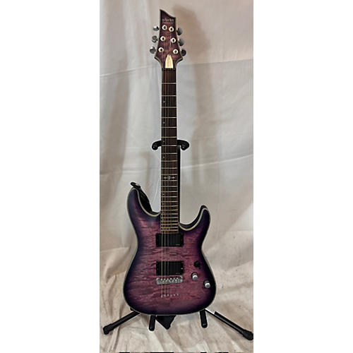 Schecter Guitar Research Used Schecter Guitar Research C1 Platinum Purple Solid Body Electric Guitar Purple