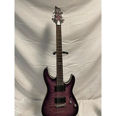 Schecter Guitar Research Used Schecter Guitar Research C1 Platinum Purple Solid Body Electric Guitar