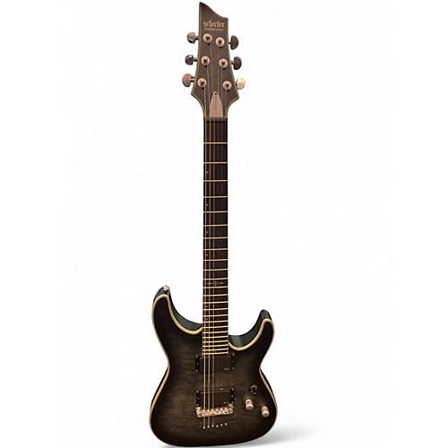 Used Schecter Guitar Research C1 Platinum SMOKE Solid Body Electric Guitar SMOKE
