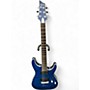 Used Schecter Guitar Research C1 Platinum Sapphire Blue Trans Solid Body Electric Guitar Sapphire Blue Trans
