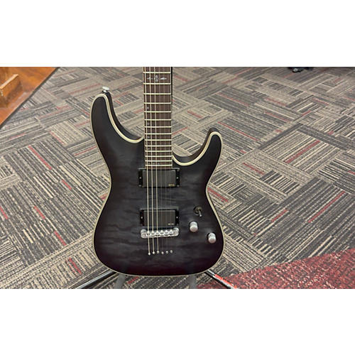 Schecter Guitar Research Used Schecter Guitar Research C1 Platinum Satin Black Solid Body Electric Guitar Satin Black